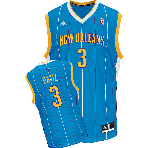 Soft NBA New Orleans Hornets Chris Paul CP3 Swingman Road Adidas Jerseys